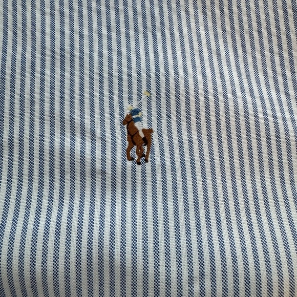Ralph Lauren Men’s Striped Button Down Classic Fit Size 16-34/35 - Picture 5 of 8